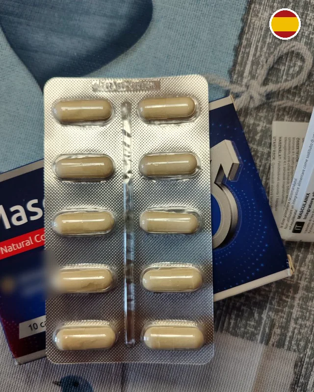 Masculanix — caja y blíster con cápsulas, foto del fabricante
