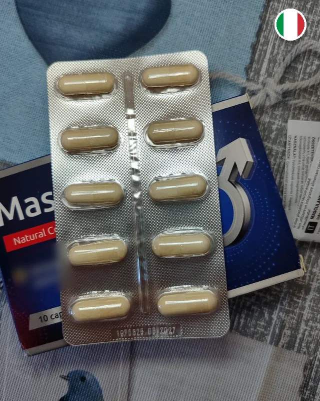 Masculanix — confezione e blister con capsule, foto del produttore